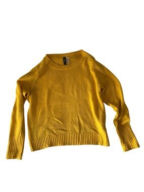 H&M Yellow Crewneck Sweater